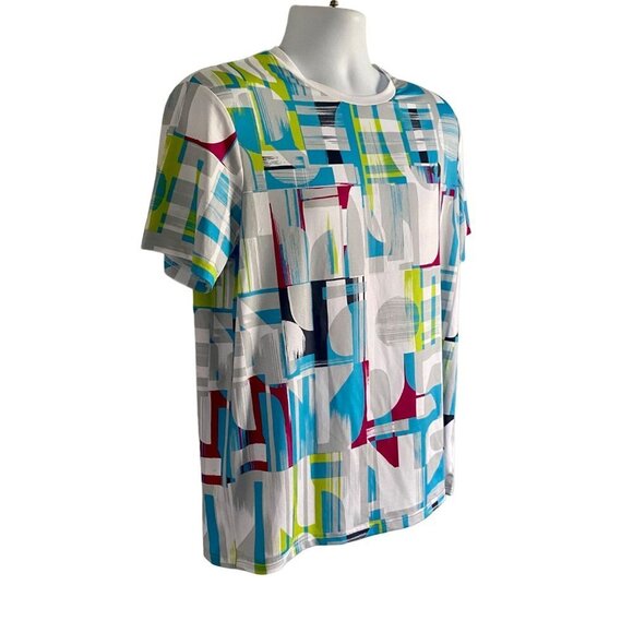 Grand Slam Performance Shirt Modern Abstract Design Men's Medium - Picture 4 of 7